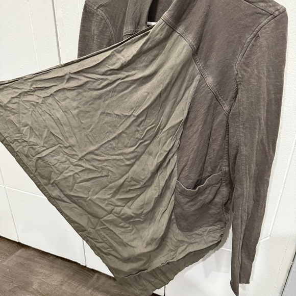 Saturday Sunday by Anthropologie Green Open Front Cardigan - Picture 4 of 11
